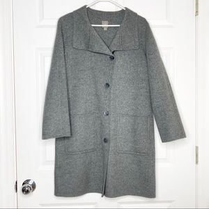 J Jill Angora Wool Coat Women’s Petite S Perfect